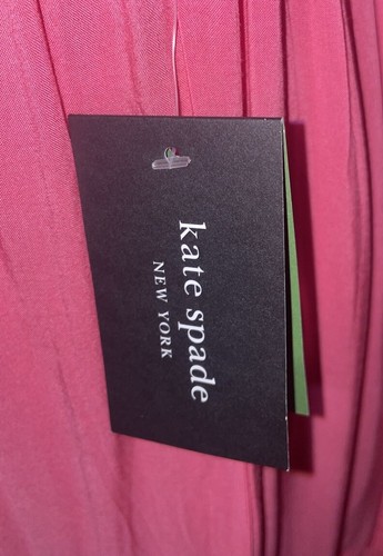$180 KATE SPADE NEW YORK Colorblocked Tiered Cover-Up Dress, PINK CLOUD L NWT - Picture 5 of 7