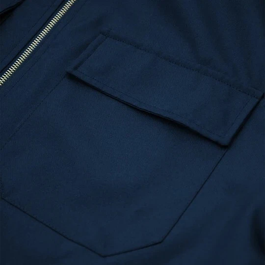 布加迪传统夹克四口袋蓝色 — 第 3/4 张图片