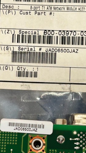 CISCO NM-8T1-IMA= 8-port T1 ATM Network Module - Picture 2 of 8