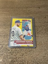 2022 Donruss Diamond Kings Pete Alonso New York Mets Baseball Card #18 Yellow