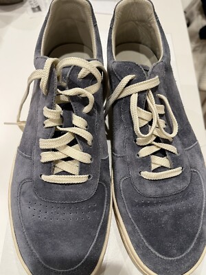 New Brunello Cucinelli Media Low Top Men Sneakers Fashion Suede