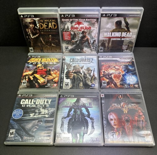 Lot De 9 Jeux PS3 En Loose - Sans Boîtes (lot 13)