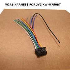 WIRE HARNESS FOR JVC KWM750BT KW-M750BT FREE FAST SHIPPING 