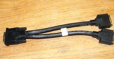 NEW - DMS-59 Pin Male to Dual VGA Female Y Splitter Video Card Adapter Cable