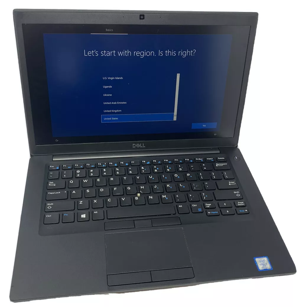 Dell Latitude 7490 Intel i7-8650U 1.90GHz 256GB SSD 8GB DDR4 Laptop Black -C