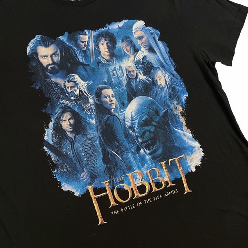 The Hobbit The Battle Of The Five Armies LARGE T-Shirt Movie 2014 LOTR - Picture 2 of 4