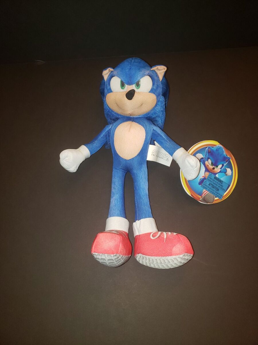  Sonic the Hedgehog Plush Sonic 2 Movie 13 Talking Sonic  Plush,Blue : Toys & Games