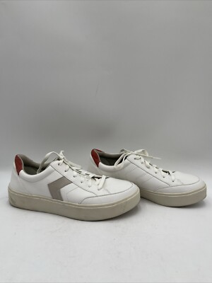 Scholl's Women's Madison Lace Shoes White Leather Laced Size 9M