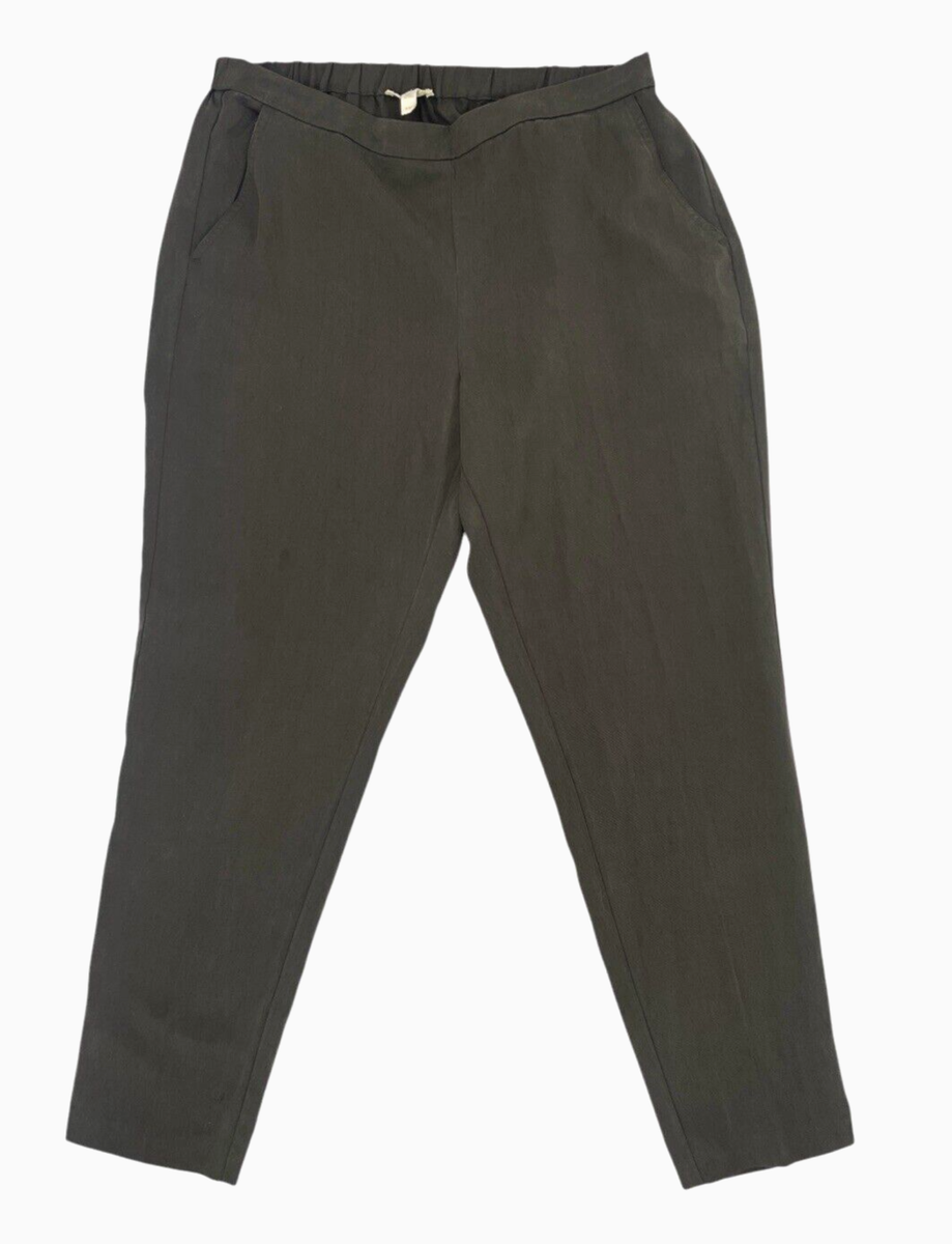 Eileen Fisher Pant Women's Pull On RN 78121 CA 34460 Stretch