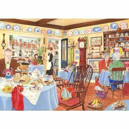 The House of Puzzles 1000 Piece Jigsaw Puzzle Afternoon Tea for sale online eBay