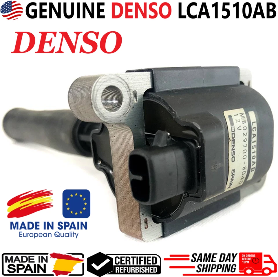 Bobina de encendido DENSO x1 original para Jaguar XJ8 XJR XK8 1997-1999 Vanden Plas 4,0 L Foto 4 de 4