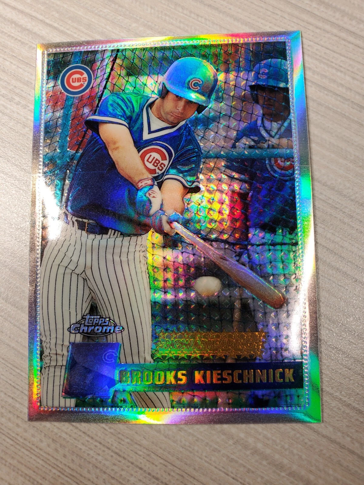 1996 Topps Chrome Brooks Kieschnick Refractor #136 Rookie RC Chicago Cubs