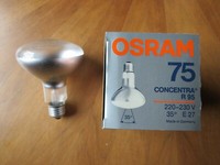 Osram Concentra Reflektor R95 75W 35° E27 Reflektorlampe Made In Europa Taccia