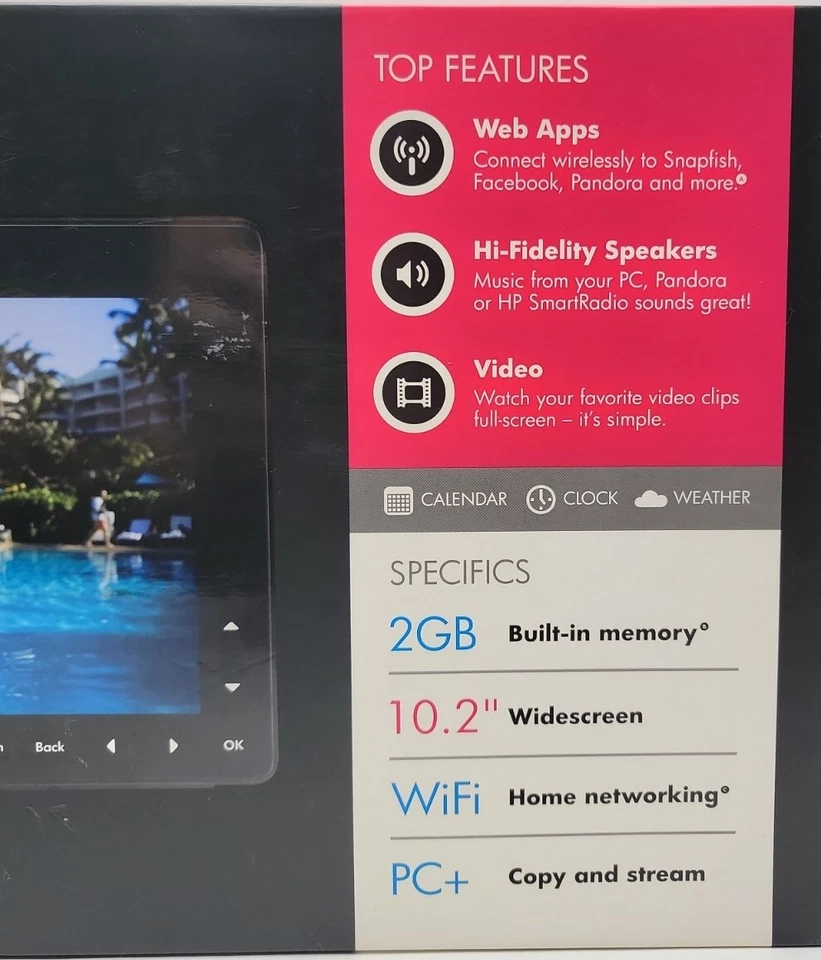 HP DreamScreen 100 10.2-inch Wireless Connected Screen Picture Frame. - Image 2 of 4