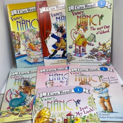 Fancy Nancy I Can Read Level 1 Books Set of 7 Beginner Readers