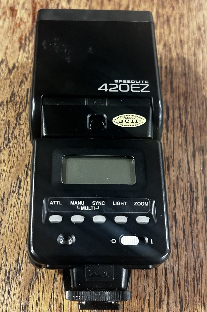 Canon Speedlite 420EZ Flash Unit Shoe Mount Camera Flash