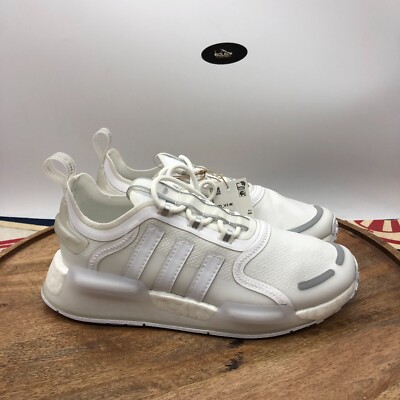 Adidas Womens Original NMD_V3 Triple White Running Sneakers Shoe Size 6.5 GZ2133
