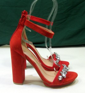 ladies red shoes size 7