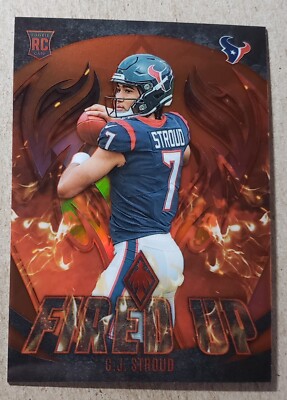 2023 Panini Phoenix Fired Up Orange CJ Stroud RC /75 Houston Texans Rookie