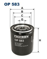 Filtron Op 583 ÖLfilter FÜR Fiat Perodua Subaru Suzuki Vw