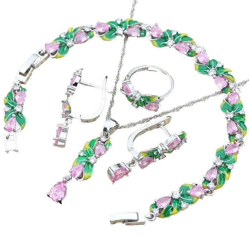 Topaz Enamel Fashion Jewelry Sets