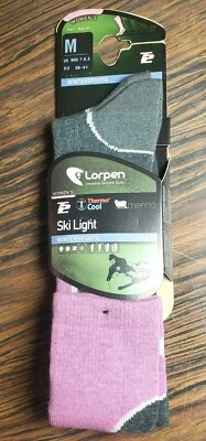 Lorpen T2 Ski Light Wintersports Merino Socks Women's (M) 7-9.5