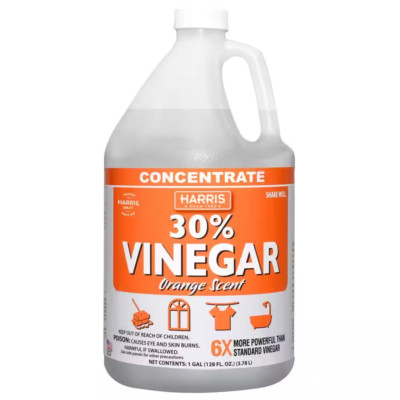 Harris 30% Vinegar All Purpose Cleaner Mandarin Orange 6X Power 1 Gallon