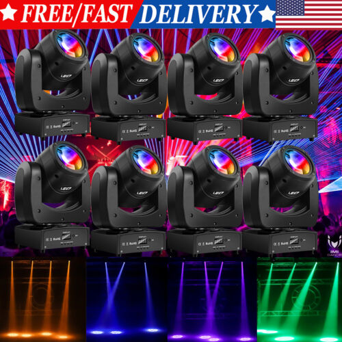 UKing LED Moving Head Lights RGBW DMX Beam Light DJ Disco Party Club Stage Lighs - Picture 13 of 13