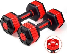 Adjustable Dumbbell Weight Pair, Adjustable Dumbbell Sets, Free Weights Dumbbell