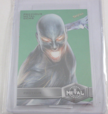 2020 Marvel X-Men Metal Universe Proteus #151 Precious Metal Gems PMG Green