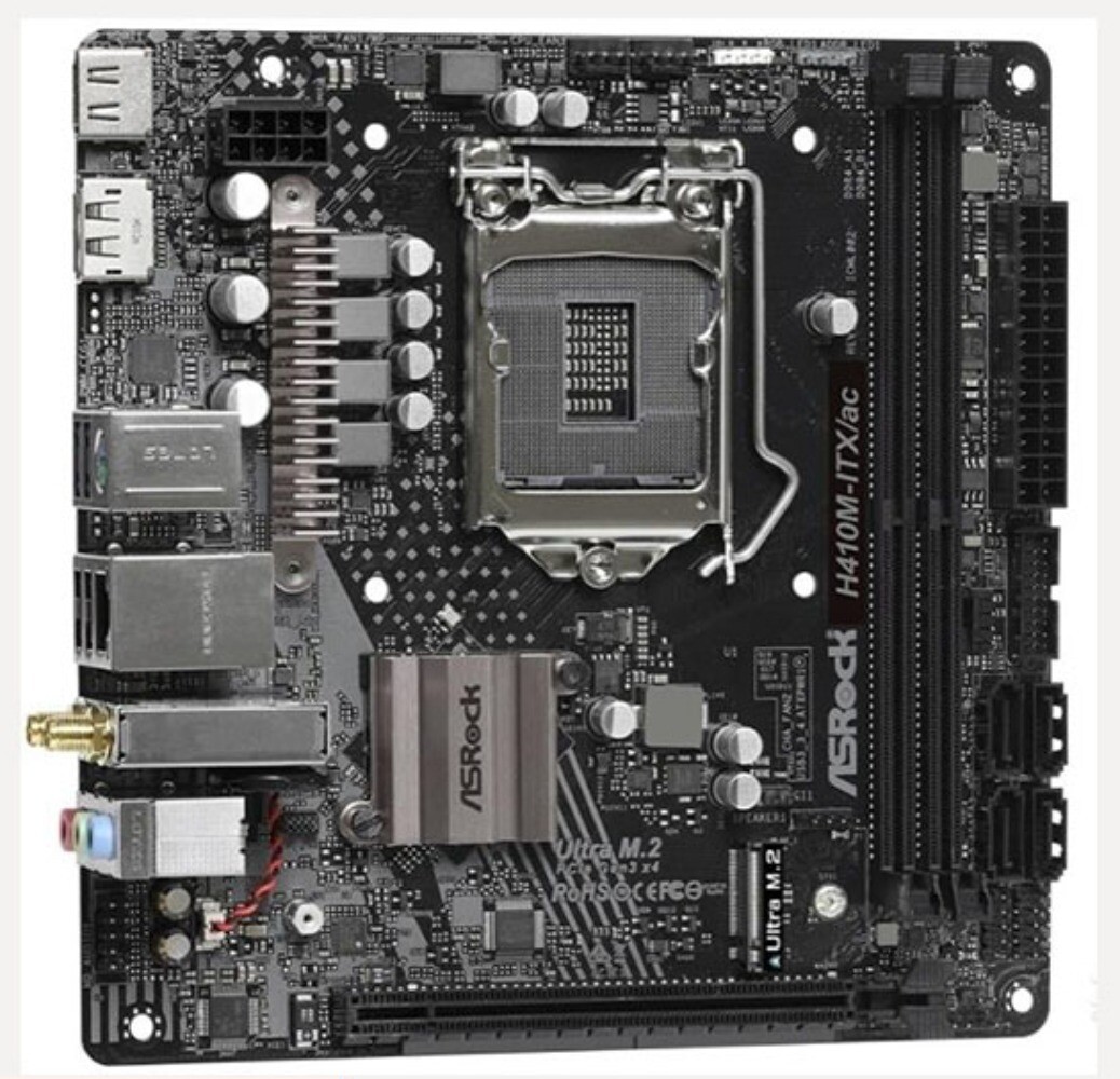 H410M-ITX/ac core i3-10100 DDR4 16G（1枚） H410M-ITX For ASRock H410M-ITX/ac Desktop Motherboard H410