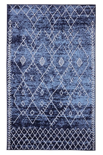 Trellis Bohemian Runner - 2'x8' Moroccan Faded Transitional Area Rug - 511 - Picture 30 of 52