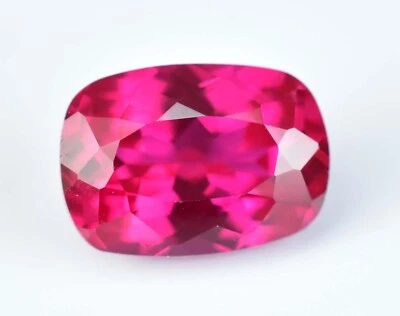 4.15 CT Natürlich Blutrot Rubin Kissen Zertifiziert Mosambik Umwerfend Edelstein - Bild 1 von 4