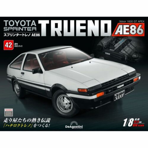 TOYOTA SPRINTER TRUENO AE86 1/8 BIG scale Deagostini Weekly Vol 001-110 Japan - Picture 43 of 111