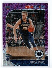 19-20 Premium Hoops Purple Disco Prizm Nicolo Melli #242 New Orleans Pelicans