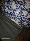 VTG Victoria Ware Ironstone Pitcher & Basin Bowl Flow Blue Calico 12" LARGE — photo 5