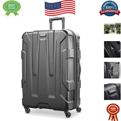 Lightweight 28-Inch Expandable Spinner Bag with TSA Lock - Ideal for Travelers