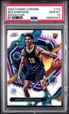 2023 TOPPS COSMIC CHROME REFRACTOR #173 BEN SHEPPARD PSA 10