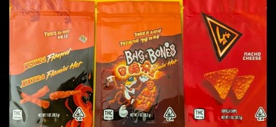 Treats Multicolor Reclosable Zipper Packaging Bags 50 pack