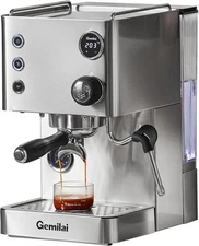 PID Espresso Machine dual boiler and 58mm Portafilter Gemilai CRM3007L