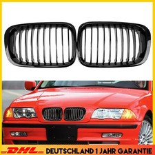 KÜHLERGRILL NIEREN GRILL PASSEND FÜR BMW 3ER LIMO TOURING E46 98-01 SCHWARZ