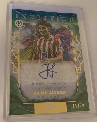 Topps Inception 2025/26 - Julian Alvarez Star Quality Auto /99