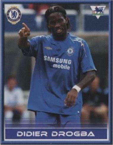 Drogba Sticker 2005-06 Merlin's F.A. Premier League Quiz Collection Stickers - Didier ...