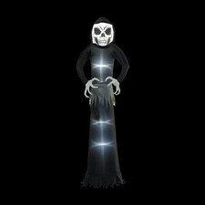 12 ft. Ghost Halloween Inflatable with LED Lights Self-Inflating Fan NEW