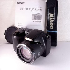 Nikon COOLPIX L340 Compact Digital Camera 28x Zoom Tested Excellent Condition