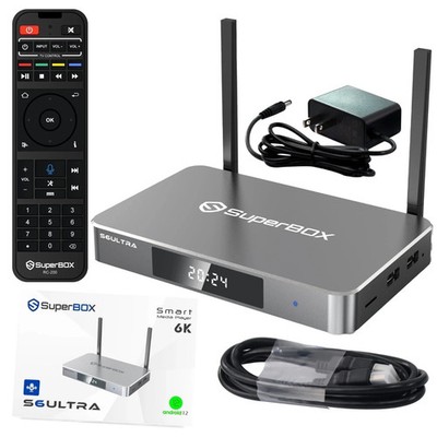 2025 SUPERBOX S6 ULTRA TV BOX Media Player 4GB + 128GB Wi-Fi 6, FAST SHIPPING