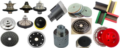 Stone Edge Profiling Router Bit Core Drill blade Polishing Pads Countertop Tools