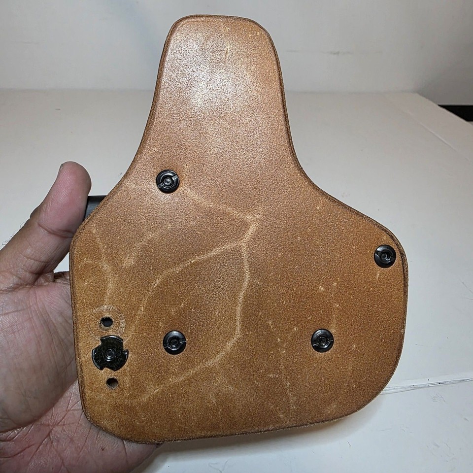 Mdj MDJ Custom Holsters hybrid IWB gun holster For G26 brown leather ...