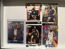 James Harden (5 Card Lot) - Prizm Fireworks Fast Break, Monopoly, Topps Finest