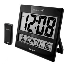 Sharp Atomic Clock   Never Needs Setting, Jum...